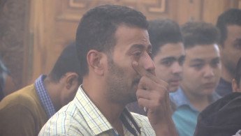 Egypt - Funerals for Christian victims of gun attack