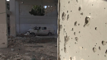 Syria - Civil defence building destroyed