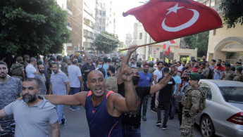 turkey protest beirut - Getty