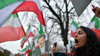 iran protest UK getty