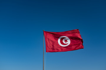 Tunisian flag. [Getty]