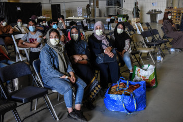 With the Allied Refugee Operation, the US Department evacuated US citizens, special immigration visa applicants and Afghan people in distress. NAS Sigonella, in Sicily [Getty Images]