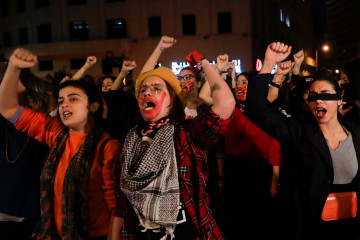 Women protest Beirut