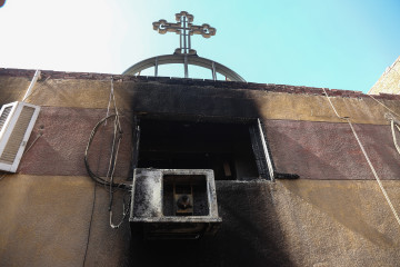 Egypt church fire