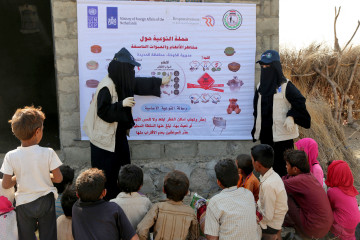 Yemen children landmines