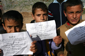 How Israel uses 'pamphlets' as psychological warfare in Gaza