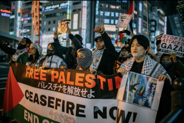 In Toyko, Japanese youngstars stand up for Palestine 