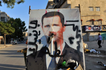 anti Assad graffiti