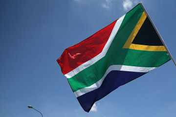 South African flag - getty