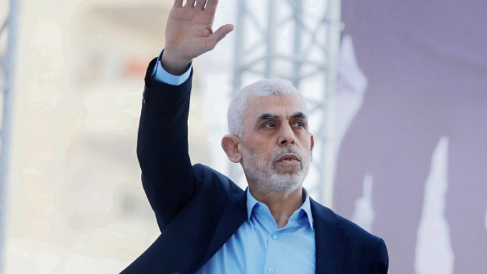 Yahya Sinwar, head of the Palestinian movement Hamas in Gaza