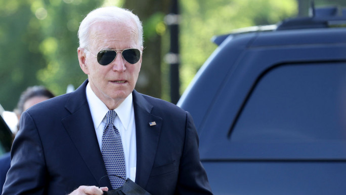 Biden in sunglasses