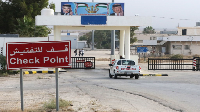 Nassib border crossing in Syria