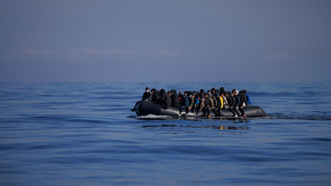 Migrants crossing English Channel [Getty]