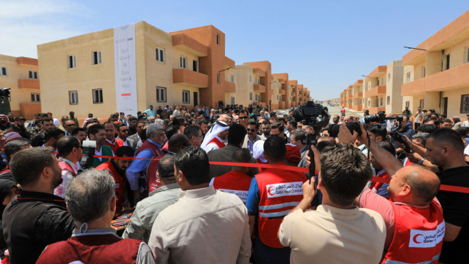 Officials from Turkey and Qatar inaugurate newly constructed homes for displaced people