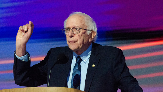 US Senator Sanders is seeking to block a sizeable amount of US weapons to Israel [Getty/file photo]