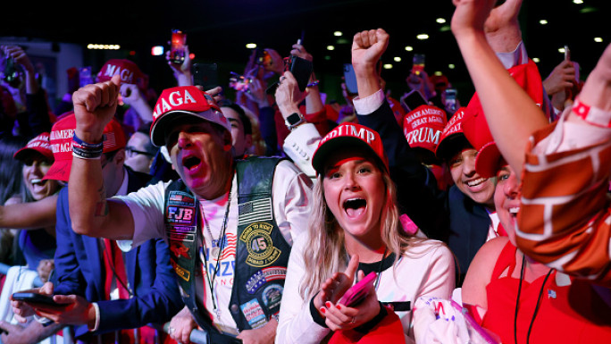 Republican Presidential Nominee Donald Trump Holds Election Night Ev