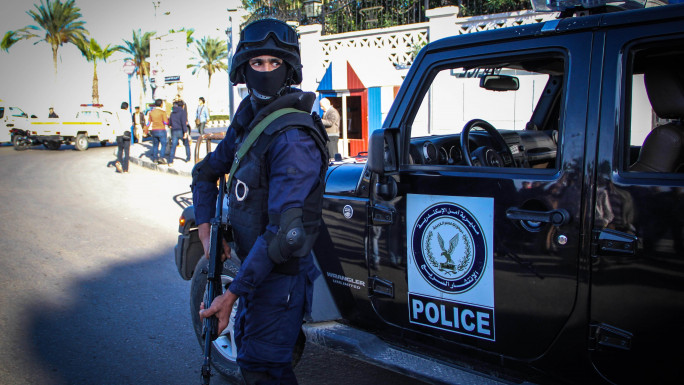 Egypt has stepped up its security crackdown, detaining several anti-Israel protesters on the first anniversary of the war on Gaza. [Getty]