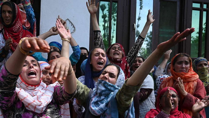 kashmir protest - getty