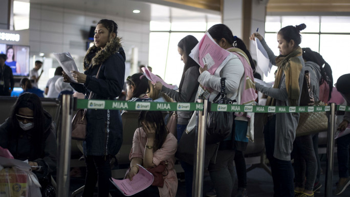 PHILIPPINES kuwait domestic workers - getty