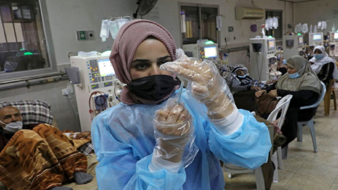 Vaccination in Hebron [GETTY]