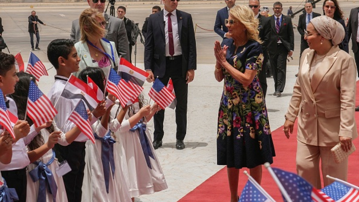 Jill Biden Visits Egypt In Trip Focused On Empowering Women