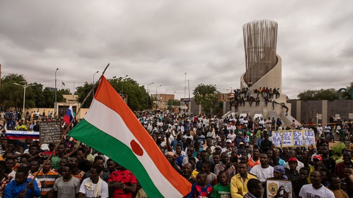 Demonstrators in Burkina Faso protest France and ECOWAS while