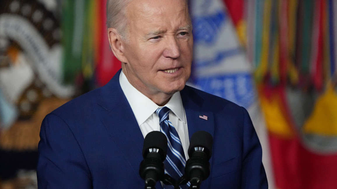 Biden remarks about Iran and Israel [Getty]