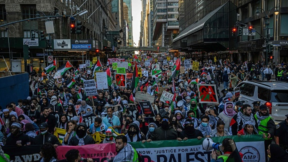 NYC protesters demand Israeli cease-fire, at least 200 detained