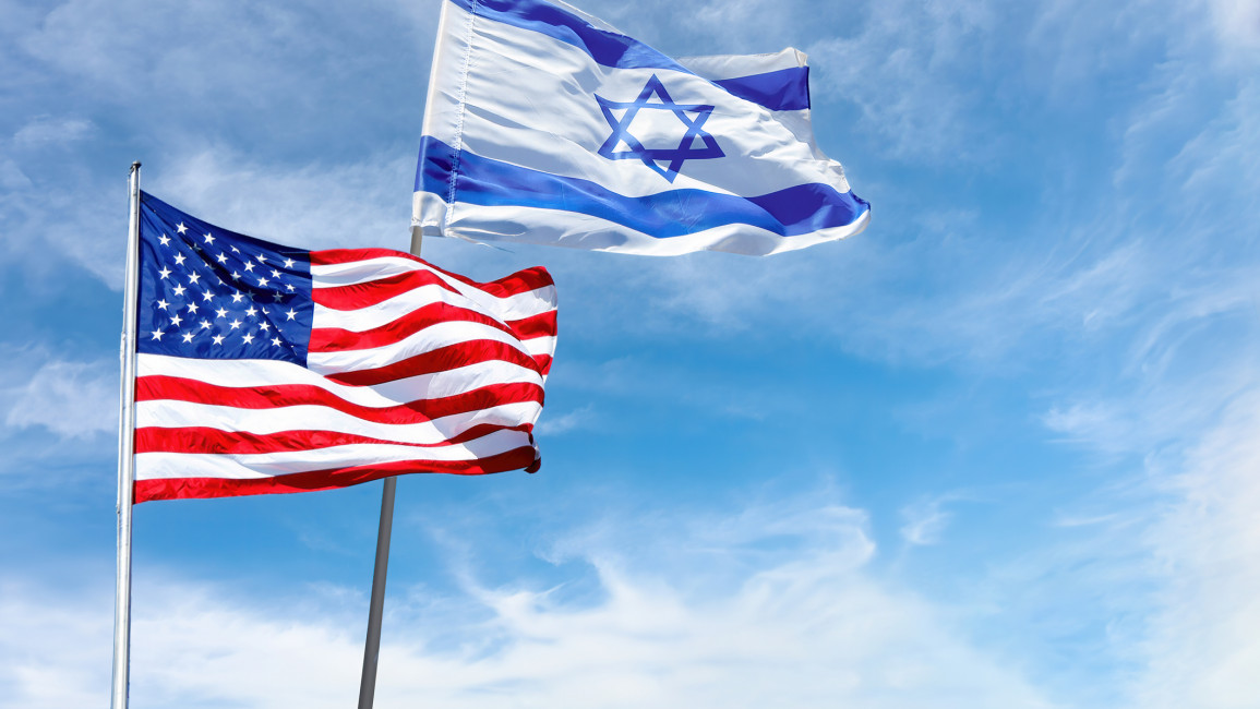 United States and Israel flags