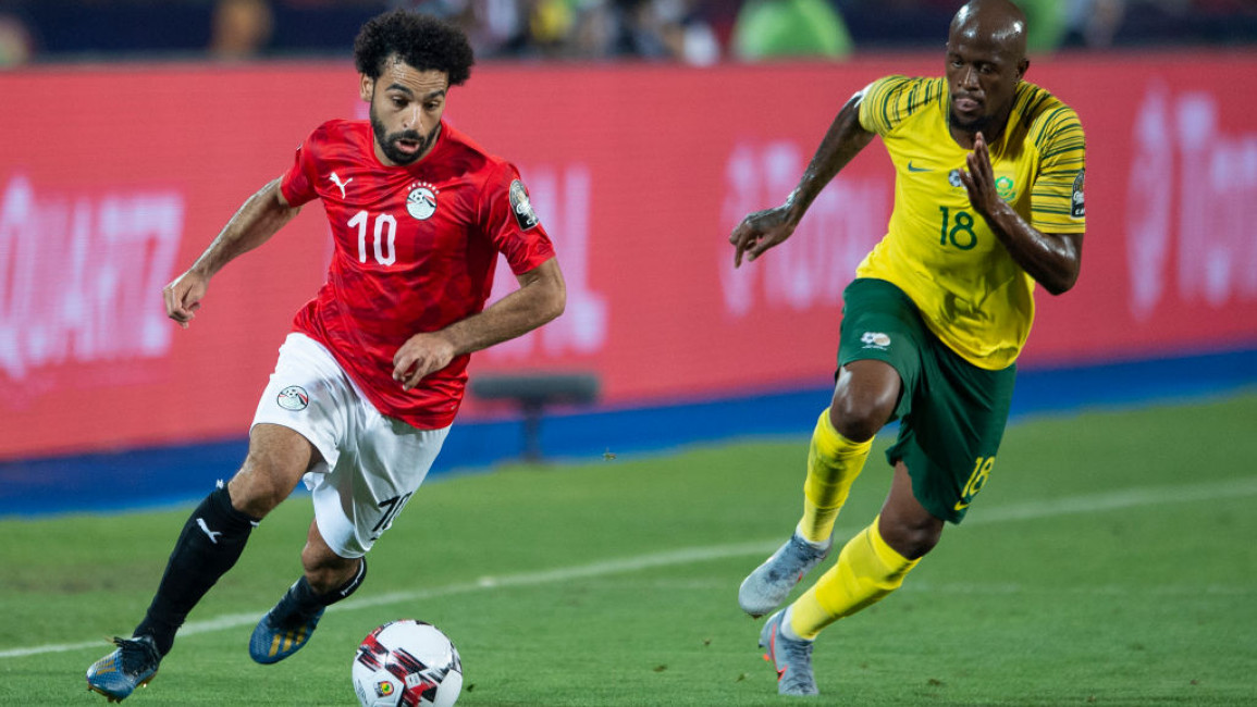 Mohammed Salah (left) failed to score for Egypt in the AFCON qualifiers [Getty]