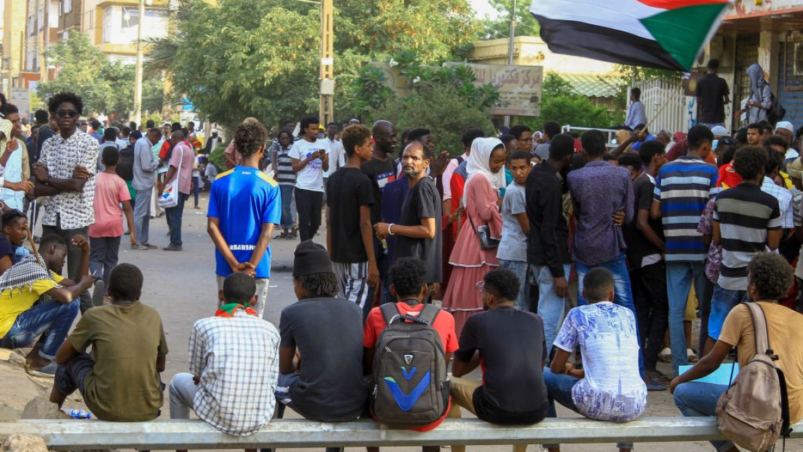 Sudan protesters 