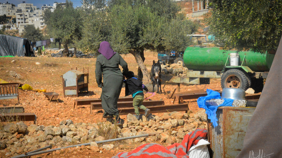 Displaced Palestinians West Bank / Qassam Muaddi