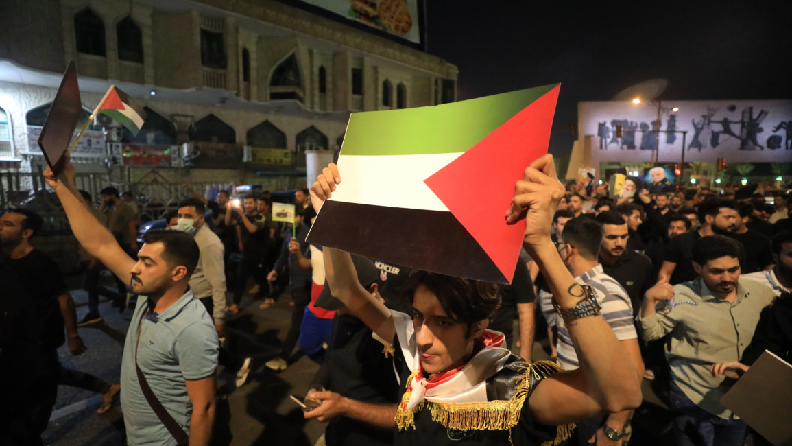 Baghdad-Gaza support 