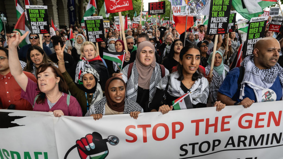 gaza protest uk