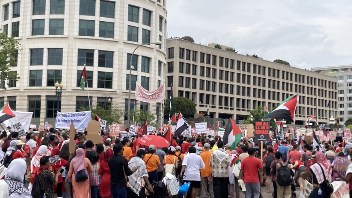 anti-netanyahu march Washington