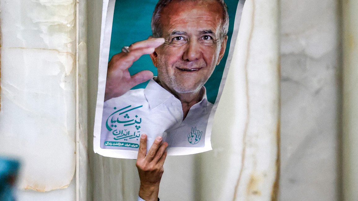 Iran's newly-elected president Masoud Pezeshkian