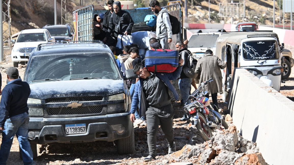 Thousands of people have fled from Lebanon to Syria as a result of Israel's war [Getty]