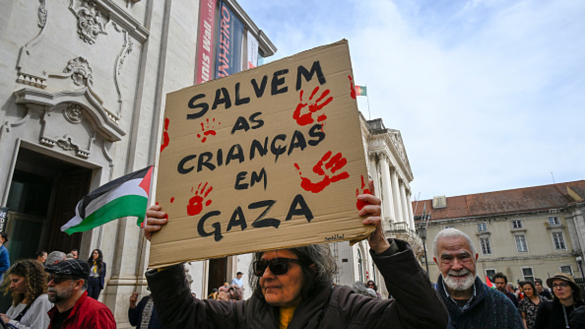 "April for Palestine" Demonstration In Lisbon