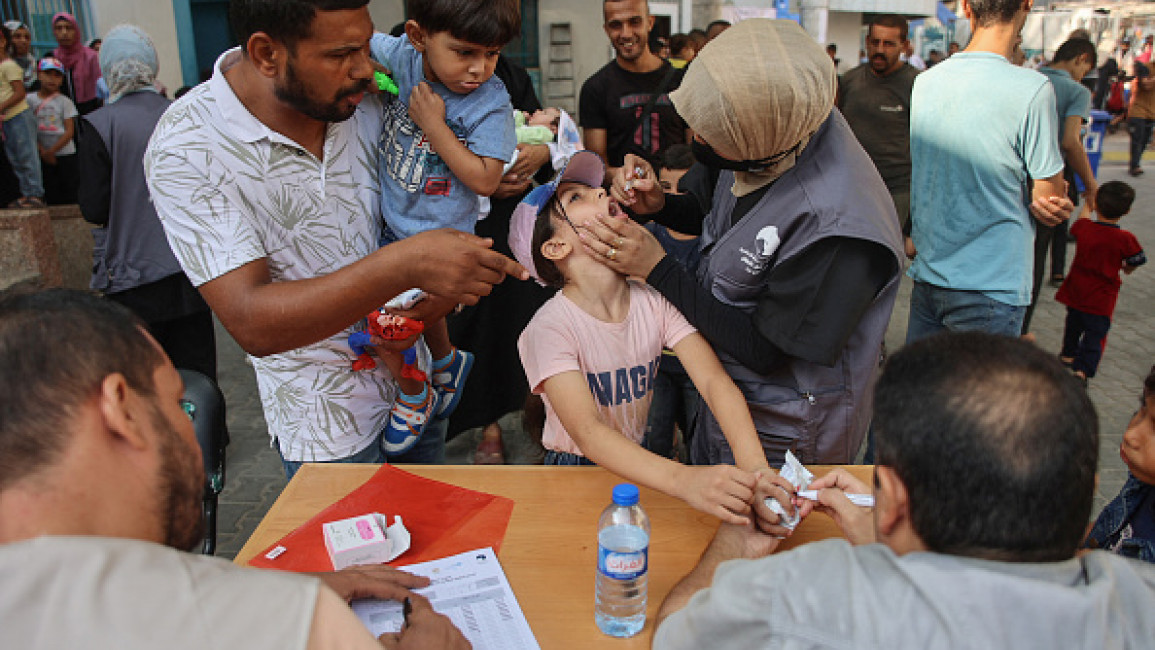 The polio vaccine is vital to stop the spread of the disease in war-torn Gaza