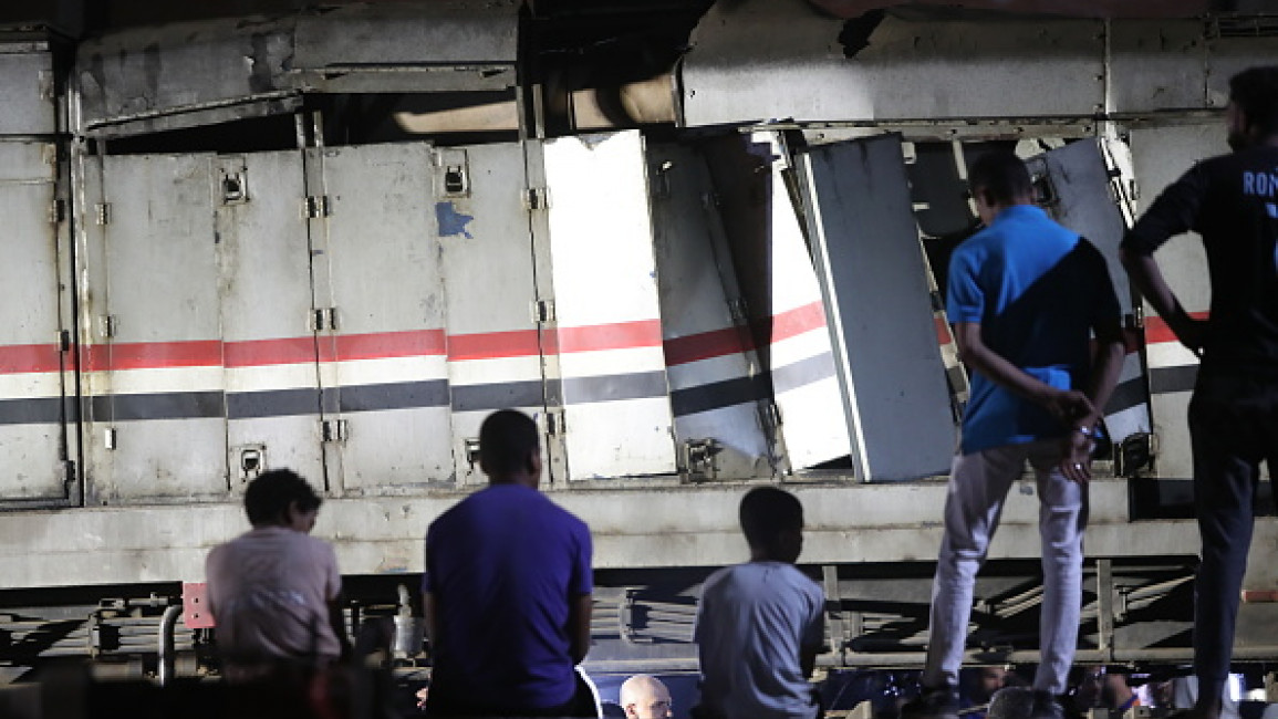 While the Sharqia train collision incident is under investigation, concerns have grown over the railway safety in Egypt. [Getty]