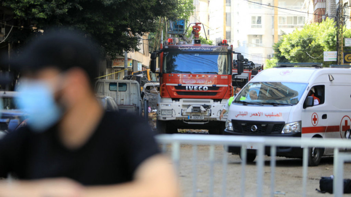 An Israeli attack on Beirut