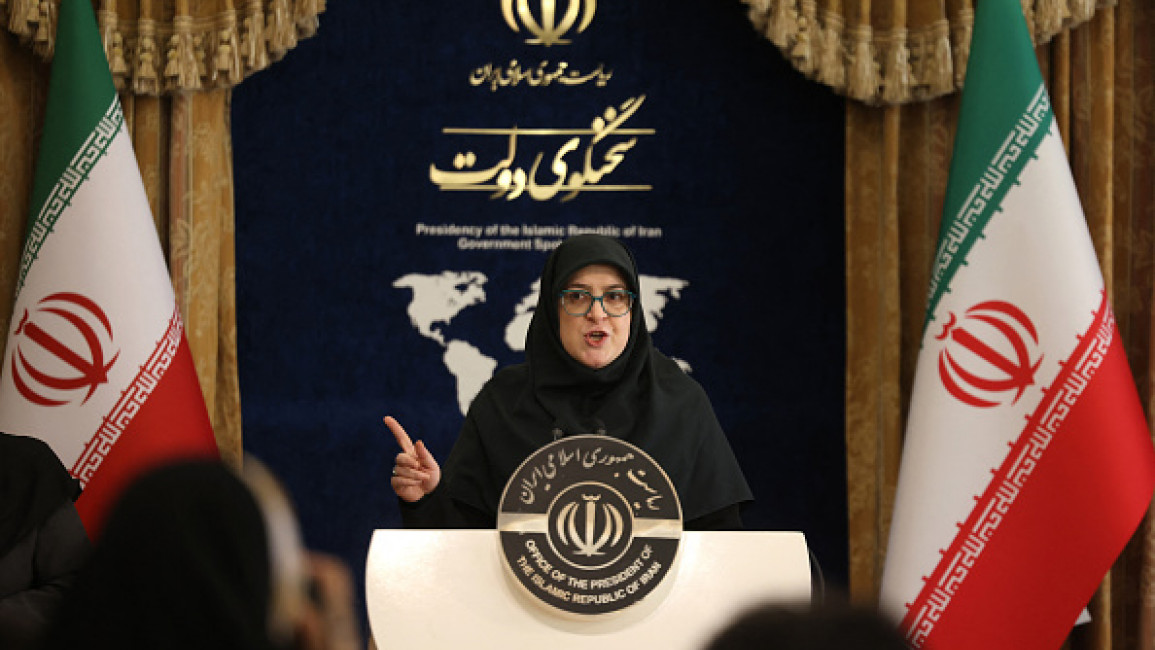 Iran's government spokesperson Fatemeh Mohajerani	