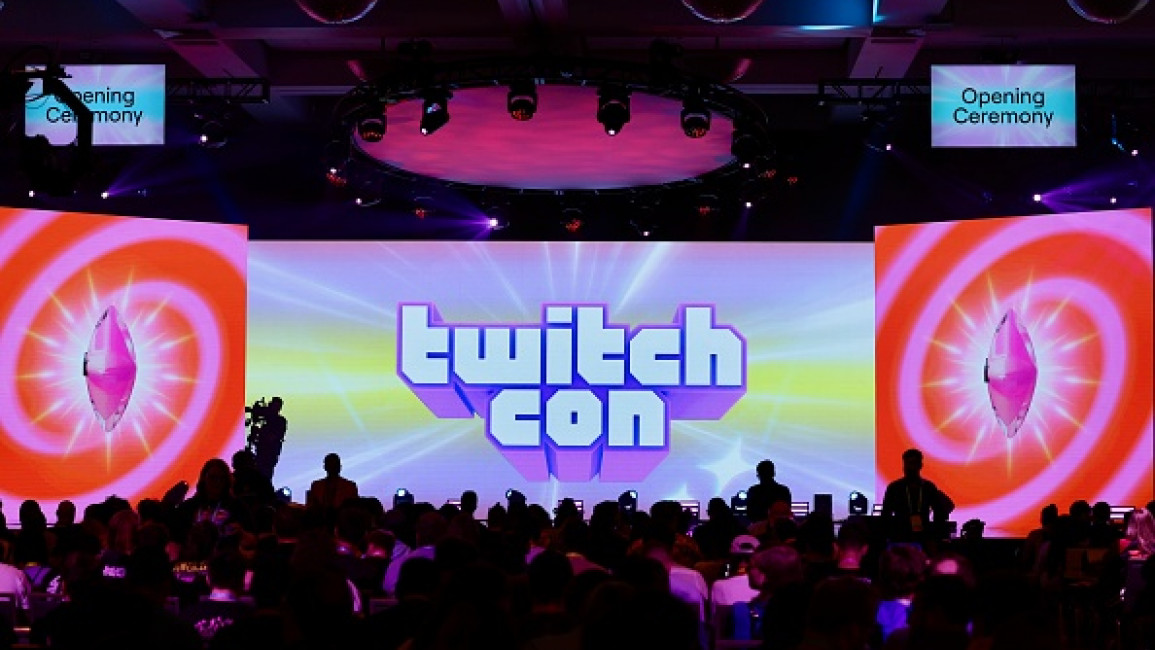 A view of the opening ceremony stage at TwitchCon 2024 San Diego on September 20, 2024 in San Diego, California.