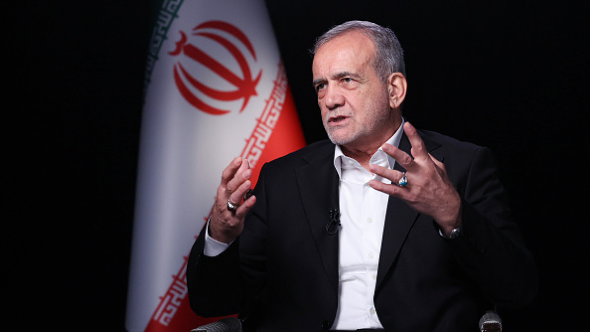 Iran's Pezeshkian denounces Israeli attacks on Tehran allies