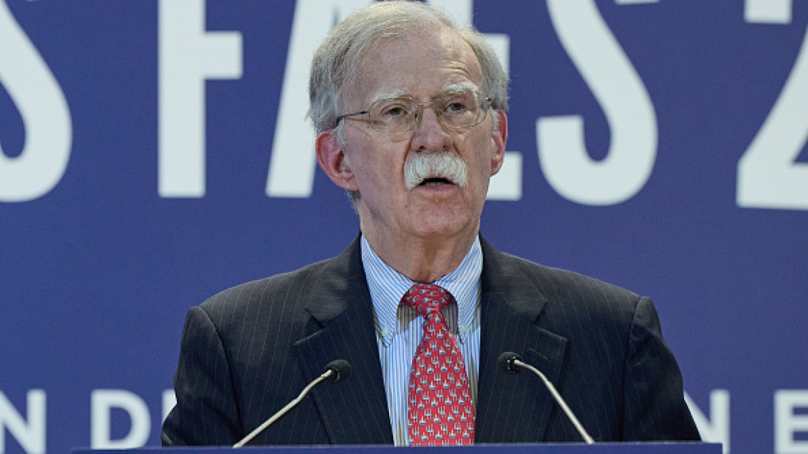 John Bolton is a hawk on Iran and has advocated US military intervention against the country