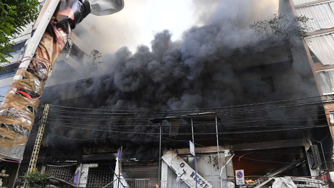 Dahiyeh, Beirut, reels from Israeli strike [Getty]