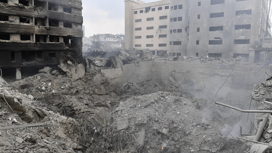 Israel used bunker buster bombs to destroy four residential blocks in the attack on Beirut targeting Nasrallah