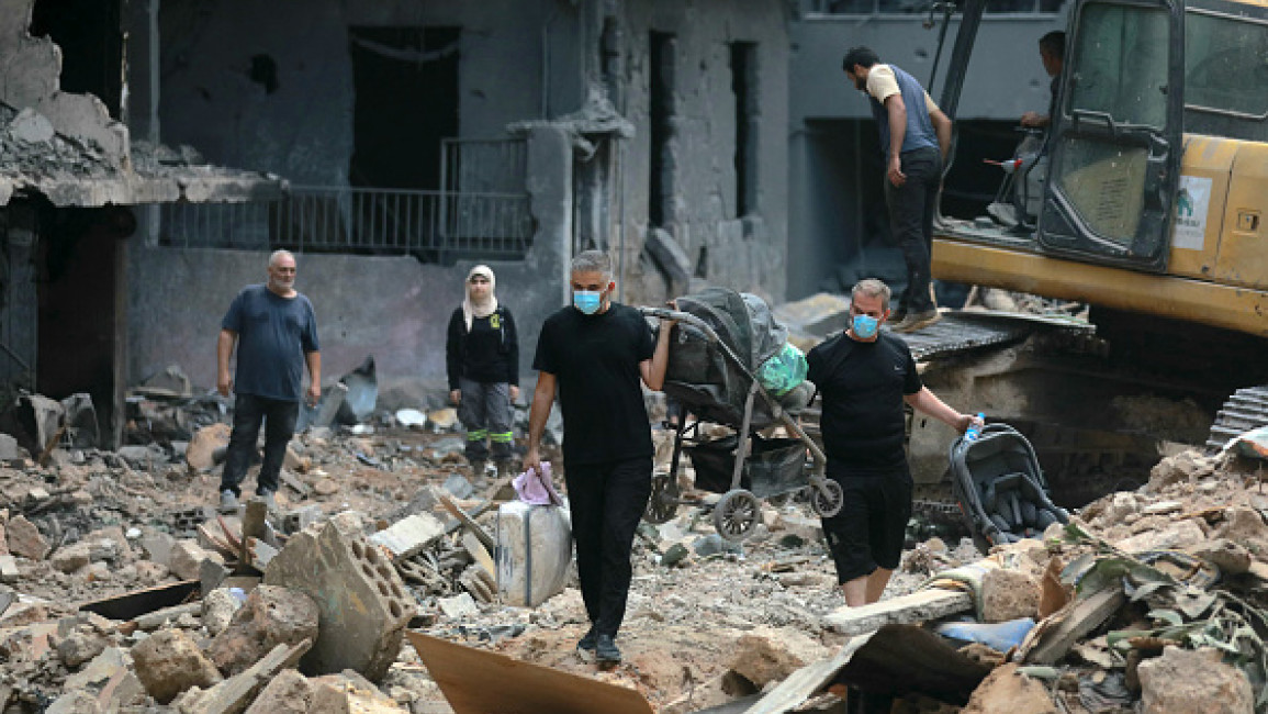 Beirut after rubble [Getty]