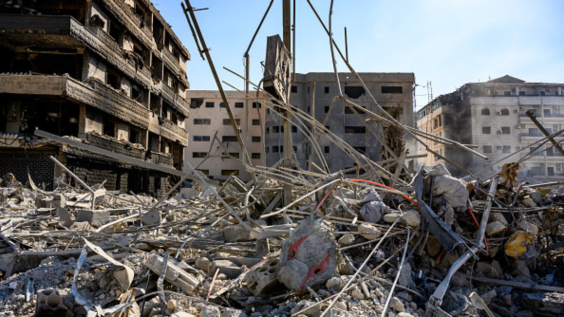 Puffs of smoke still rise from the destroyed buildings and crater of the last of a series of Israeli airstrikes that Israel says killed Hashem Safieddine, the presumed successor to the assassinated previous Hezbollah leader, Hassan Nasrallah