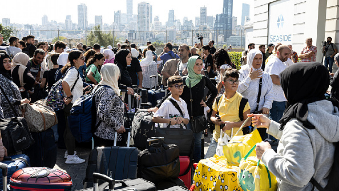 Turkey has mobilized for the evacuation of Turkish citizens from Lebanon, which is under Israeli attacks on October 9, 2024 in Beirut, Lebanon. (Photo by Ugur Yildirim/ dia images via Getty Images)